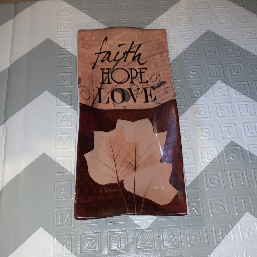 Cypress Home | Faith Hope Love Spoon Holder